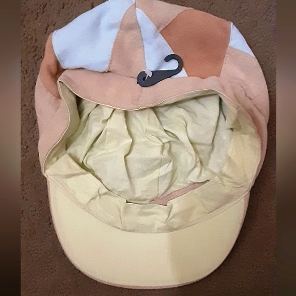 Small/medium multicolor patchwork suede/leather like hat - Picture 2 of 2